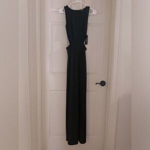 Lulus NWT XS black maxi dress